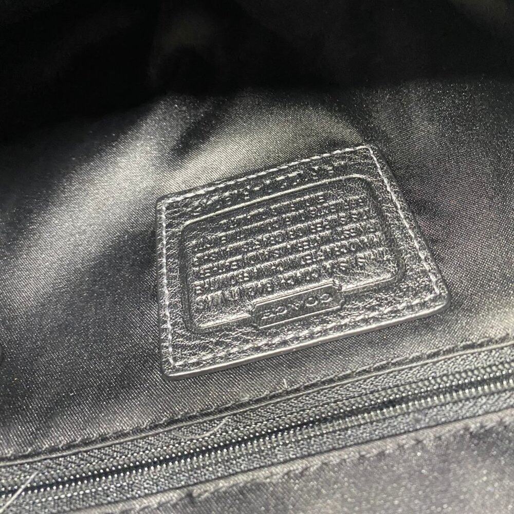 COACH M Size Black Leather Crossbody Bag - Picture 9 of 10